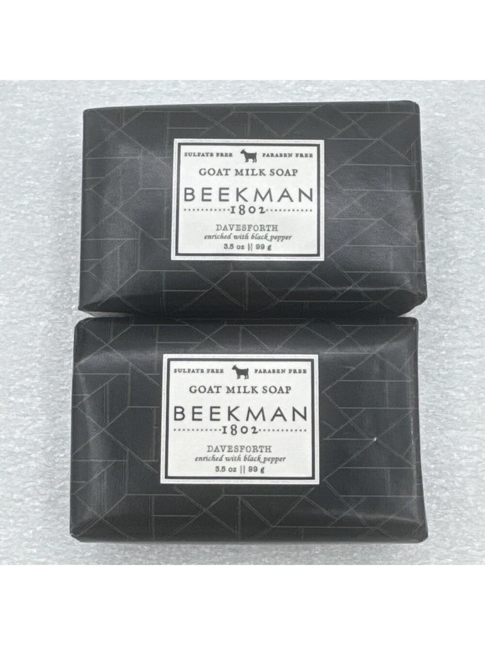 Lot Of 14 Beekman 1802 Goat Milk 3.5oz Palm Bar Soaps Vanilla, Davesforth…